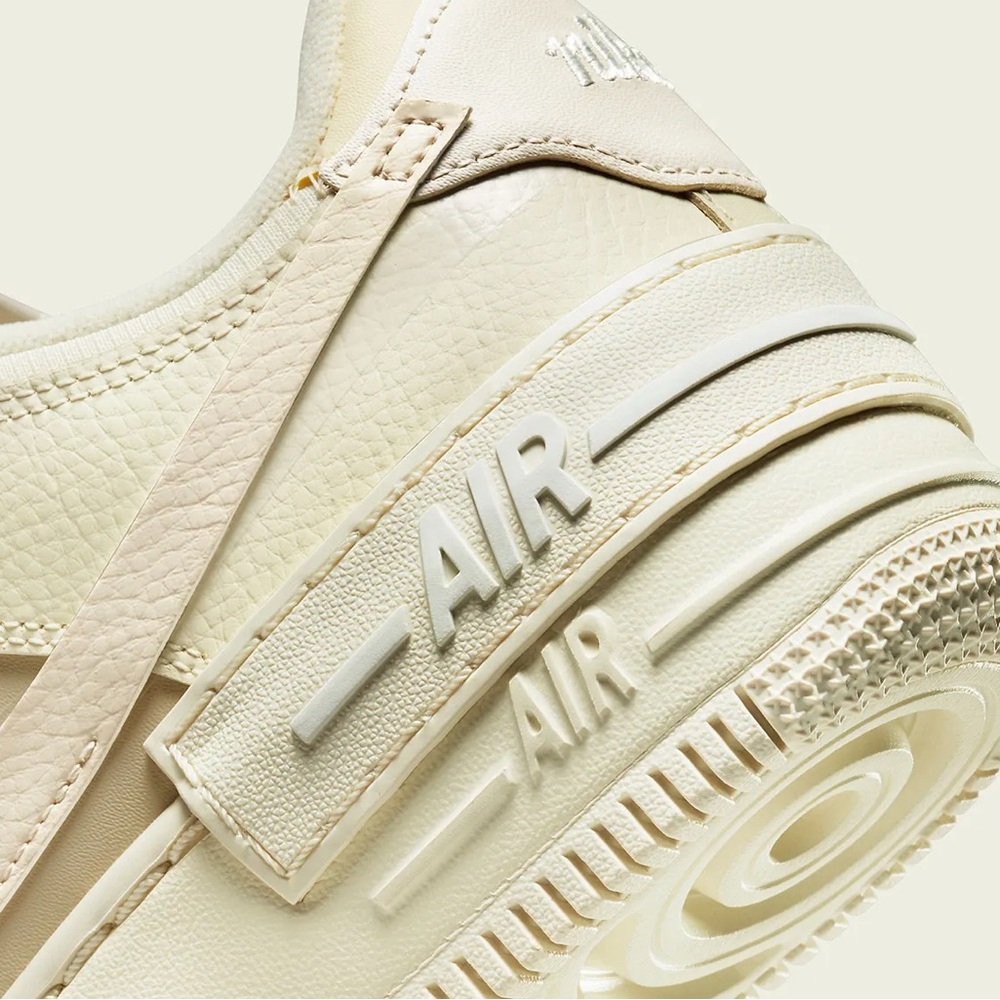 Nike Air Force 1 Shadow Women’s Sneakers – Cream / Neutral – Size 8.5 - Picture 2 of 15